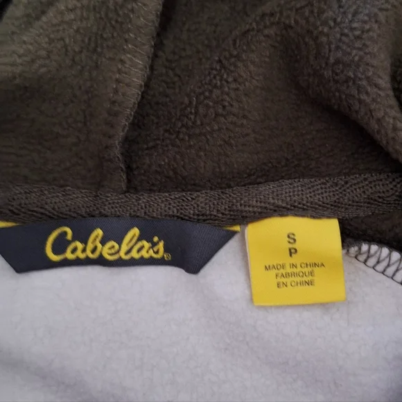New Cabela's Camo Hoodie Mens Size Small - Picture 3 of 5